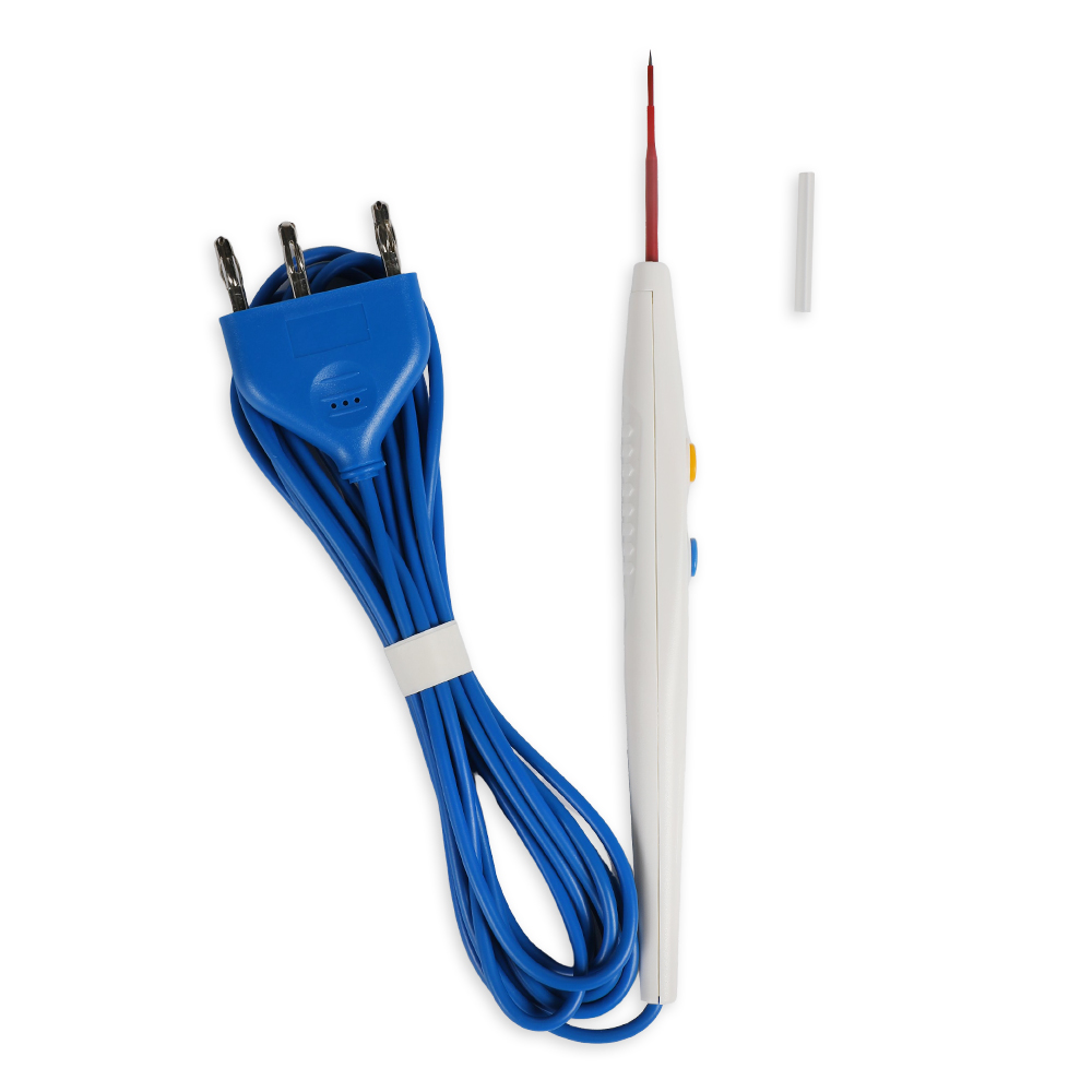 قلم رصاص جراحي من نوع مفتاح يدوي معدني من التنغستن ذو شفرة حادة مقاس 70 مم يمكن التخلص منه