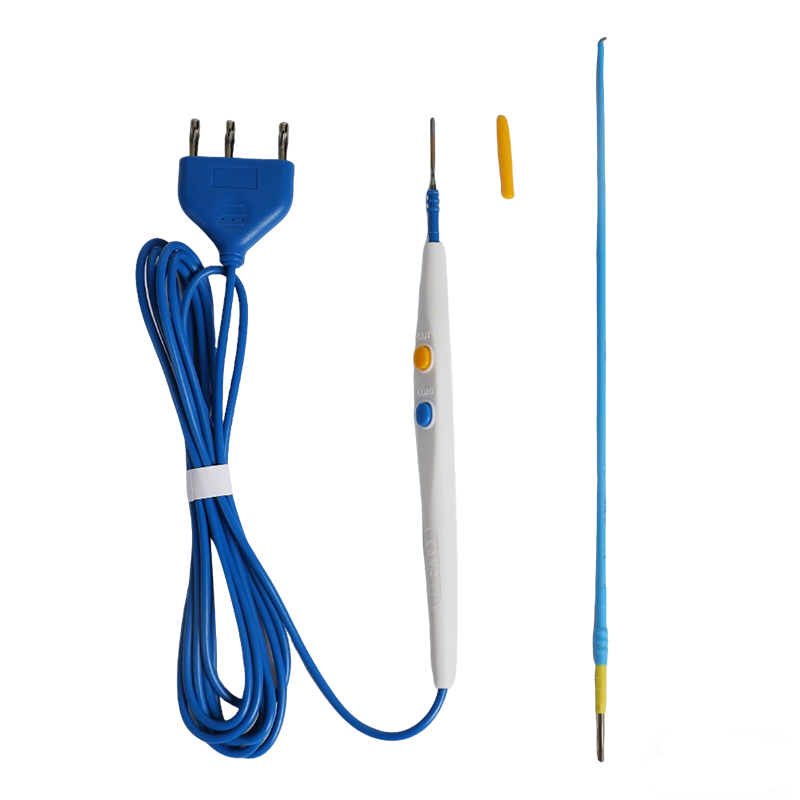 قلم رصاص جراحي من الفولاذ المقاوم للصدأ بشفرة خطاف مقاس 250 مم مع طلاء غير لاصق