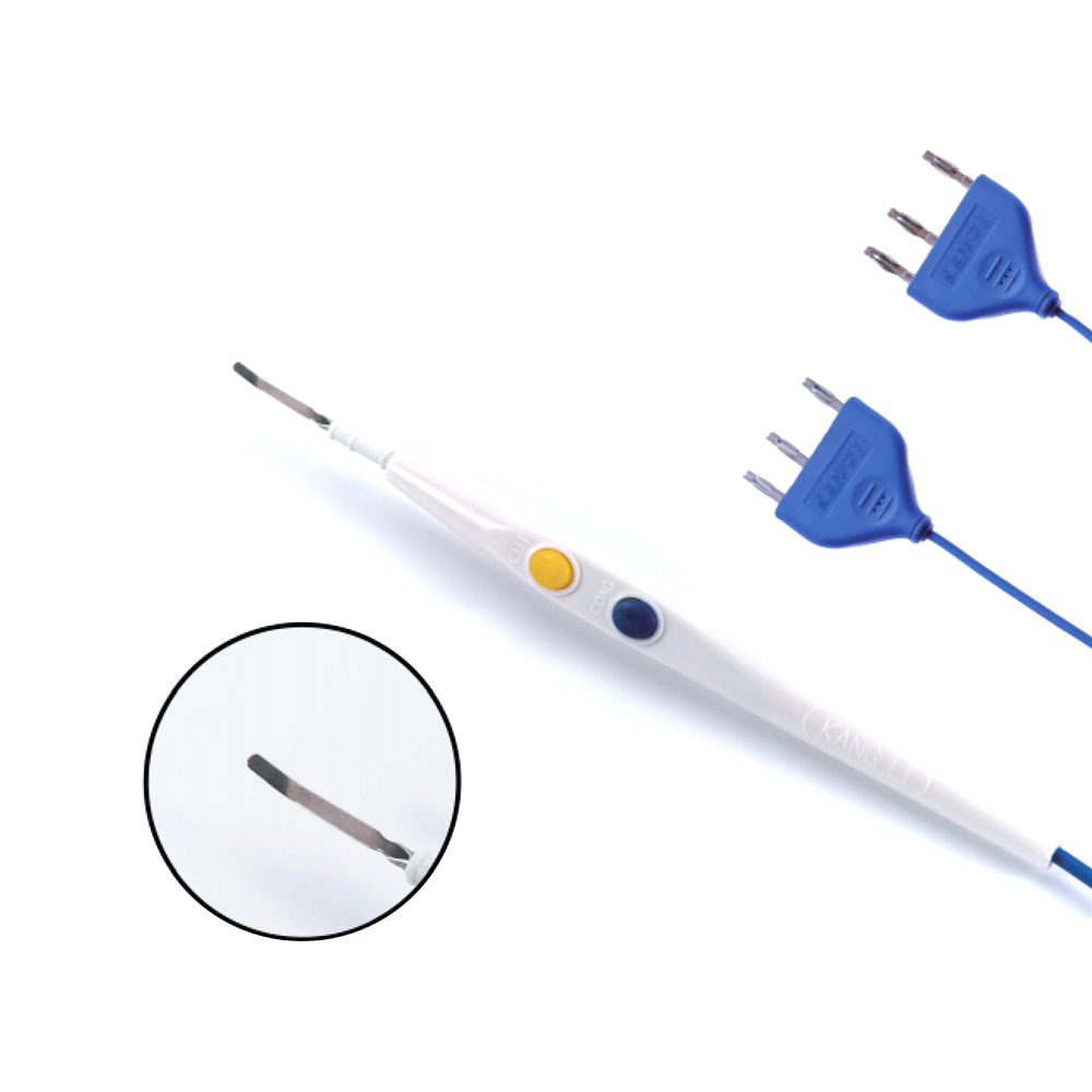 قلم رصاص جراحي من الفولاذ المقاوم للصدأ بشفرة منحنية مقاس 70 مم