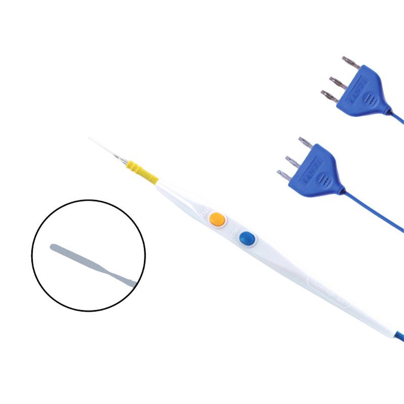 قلم رصاص جراحي من الفولاذ المقاوم للصدأ بشفرة مسطحة غير لاصقة مقاس 70 مم